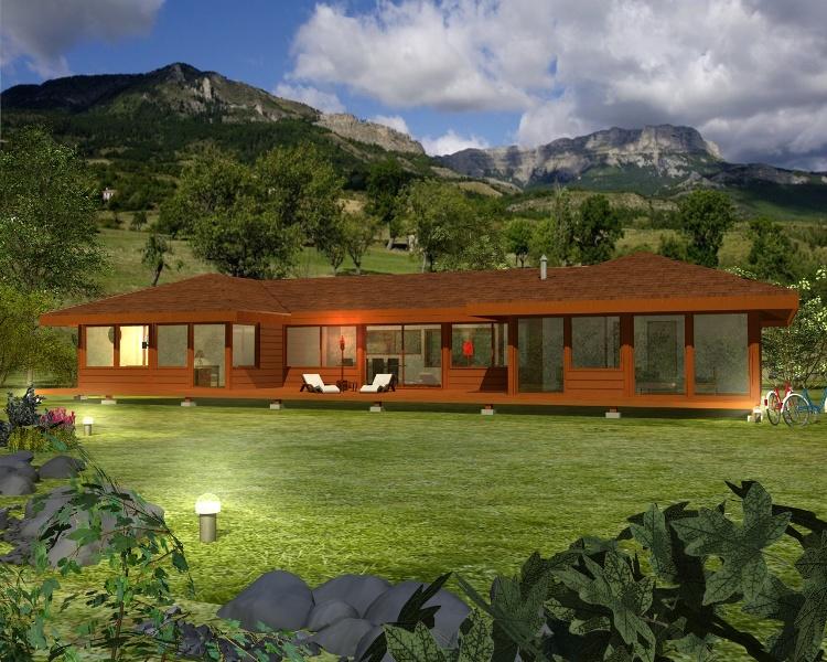 Chalet En Bois A Vendre : Chalets Bois – Barbara 169 m? Chalet En Bois A Vendre : Chalets Bois – Barbara 169 m?